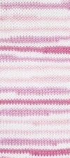 Knitting yarn Lolipop 80430 - pink white