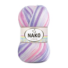 Fil à tricoter Nako Lolipop 80434 - rose violet