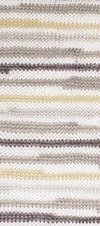 Knitting yarn Lolipop 80563 - brown and white