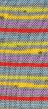 Fil à tricoter Nako Lolipop 81959 - jaune-gris