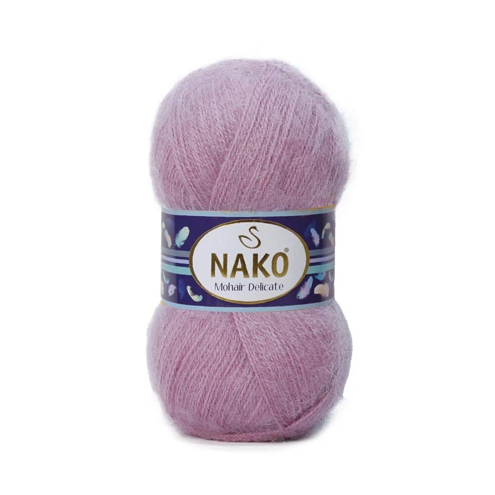 Pletací příze Nako Mohair Delicate 6113 - růžová