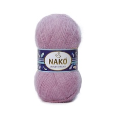 Fil à tricoter Nako Mohair Delicate 6113 - rose