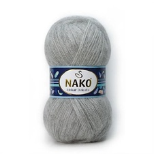 Knitting yarn Mohair Delicate 195 - gray