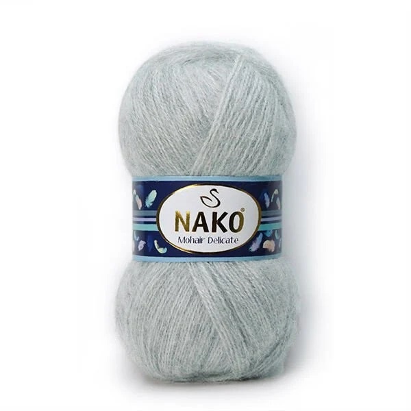 Knitting yarn Mohair Delicate 2549 - gray