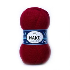 Fil à tricoter Nako Mohair Delicate 6109 - rouge