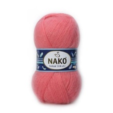 Fil à tricoter Nako Mohair Delicate 6138 - rose