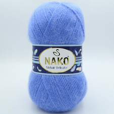 Strickgarn Mohair Delicate 6120 - blau