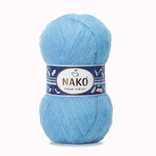 Strickgarn Mohair Delicate 214 - blau