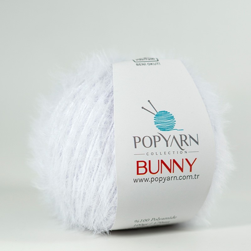 Příze Bunny B12 - bílá, 100g 170m