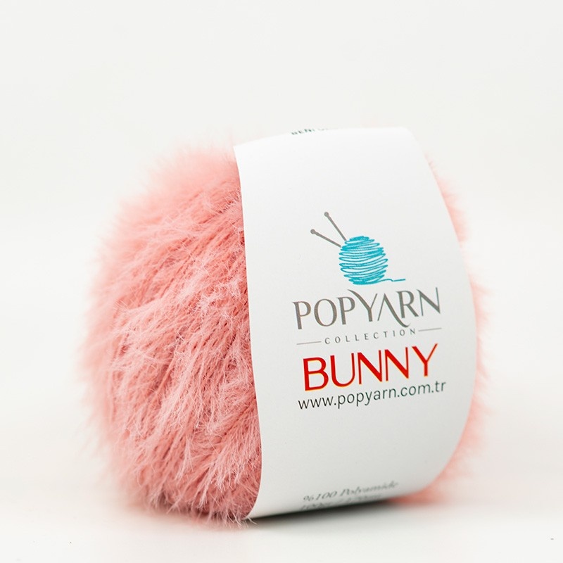 Priadza Bunny B18 - ružová, 100g 170m