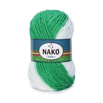 Nako Ombre 20456 - zelenobílá