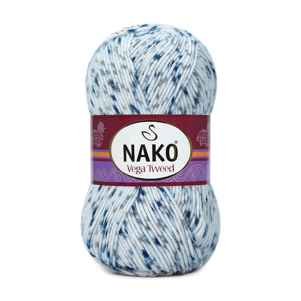 Knitting yarn Vega Tweed - 31749