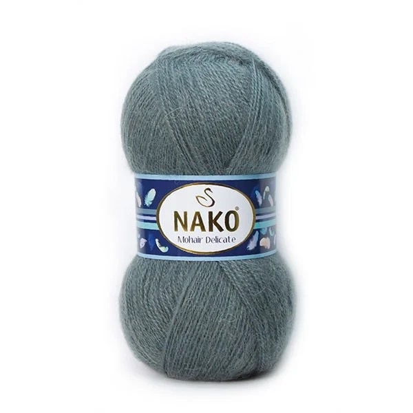 Knitting yarn Mohair Delicate 851 - gray