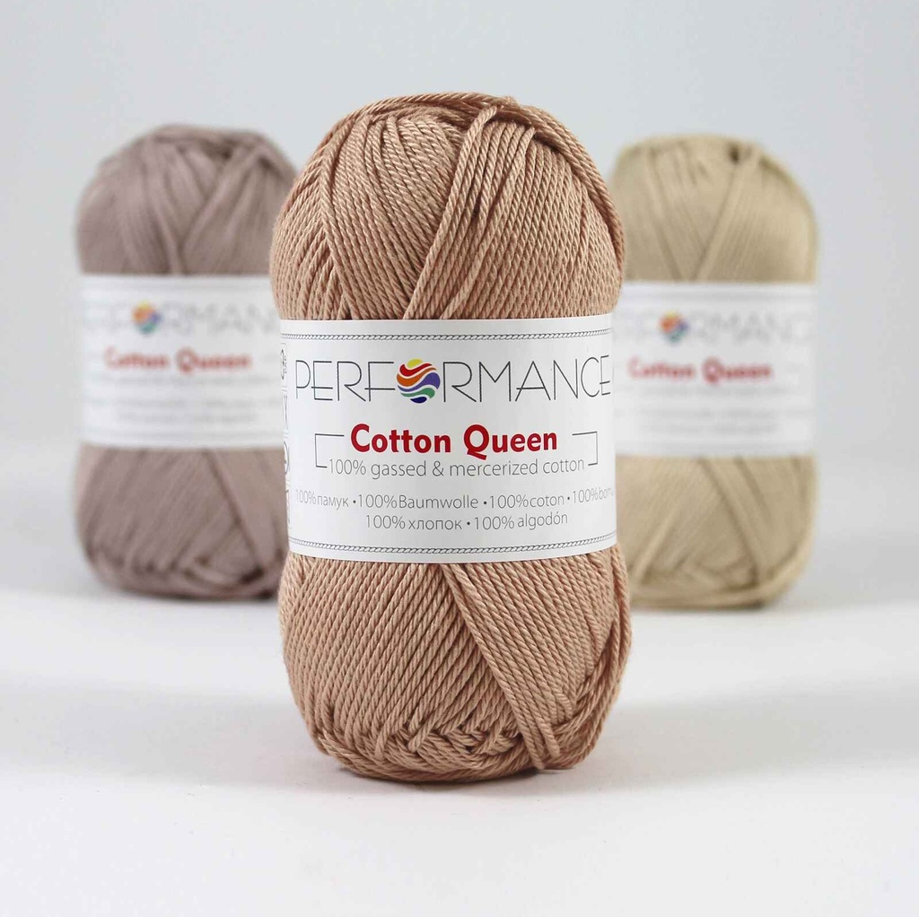 Cotton Queen 2032 - brown 50g 125m