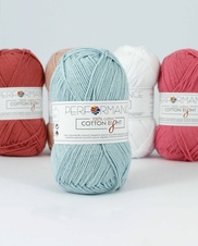 Bavlnená priadza Cotton Eight 1180 - modrá 50g 175m