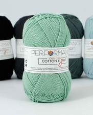 Bavlnená priadza Cotton Eight 1210 - zelená 50g 175m
