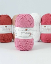 Włoczka Cotton Eight 1220 - różowy 50g 175m