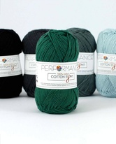 Bavlněná příze Cotton Eight 1290 - zelená 50g 175m