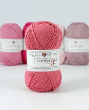 Bavlněná příze Cotton Eight 1060 - růžová 50g 175m