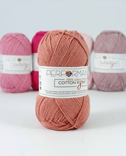 Bavlněná příze Cotton Eight 1150 - růžová 50g 175m