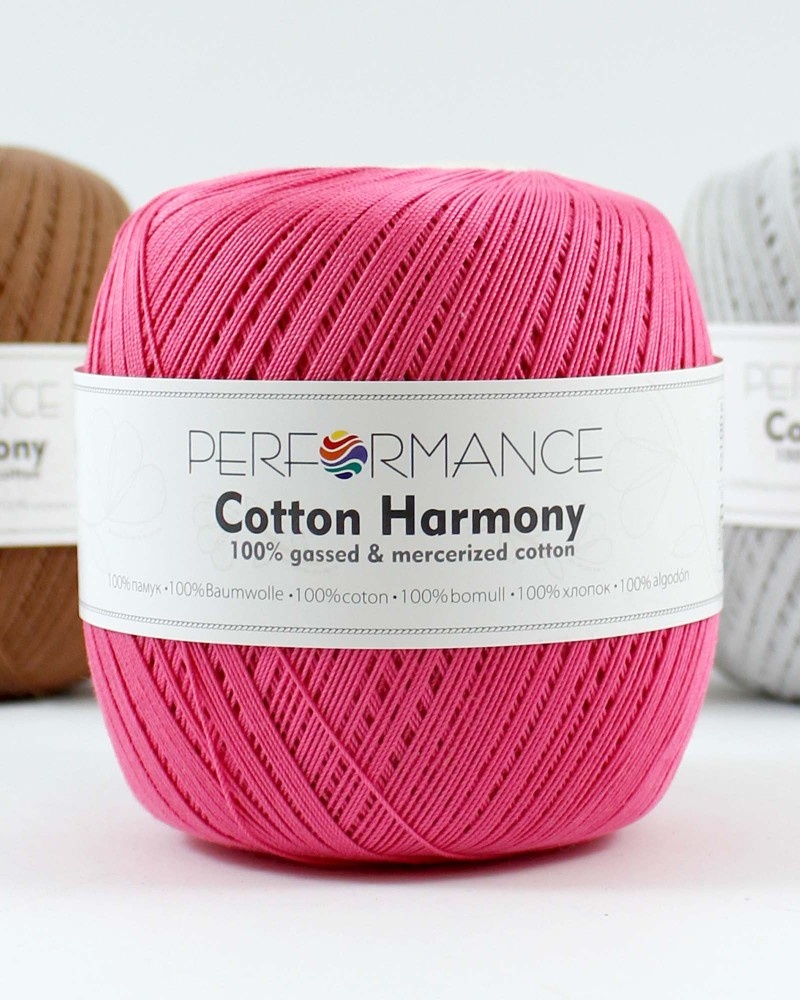 Cotton Harmony 0354 - ružová 100g 560m - 0354 - růžová