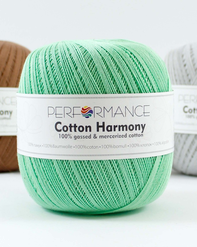 Cotton Harmony 0331 - grün 100g 560m - 0331 - zelená