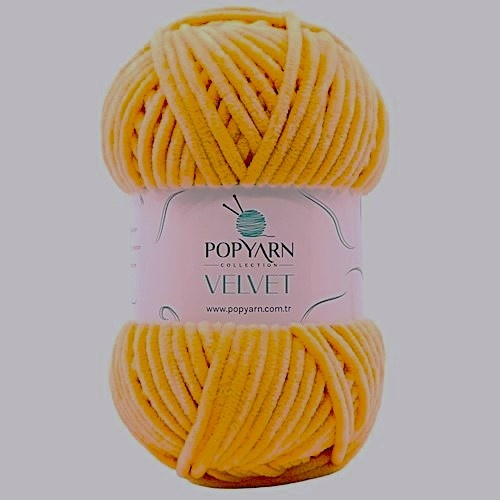 Pletací příze Velvet B045 - oranžová