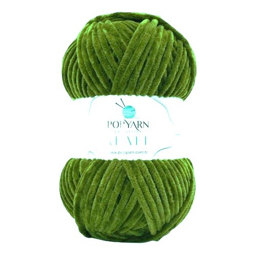 Pletací příze Velvet B048 - zelená