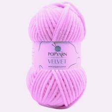 Fil à tricoter Velvet B057 - rose
