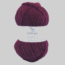 Fil à tricoter Velvet B043 - burgundy
