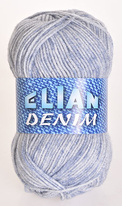 Pletací příze Elian Denim 776 - modrá