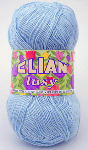 Strickgarn Lusy  3435 - blau - Garn Lusy 3435
