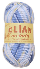 Knitting yarn Melody 297 - blue