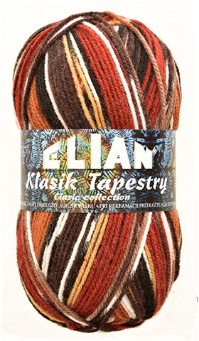 Pletací příze Klasik Tapestry 81030 - červená - Příze Klasik Tapestry 81030