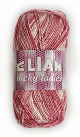 Pletací příze Nicky Ladies 441 - červená - Příze Nicky Ladies 441