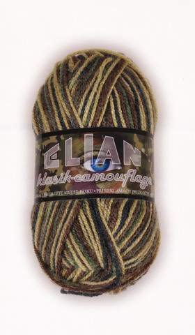 Klasik Camouflage 136 - grün - Garn Klasik Camouflage 136