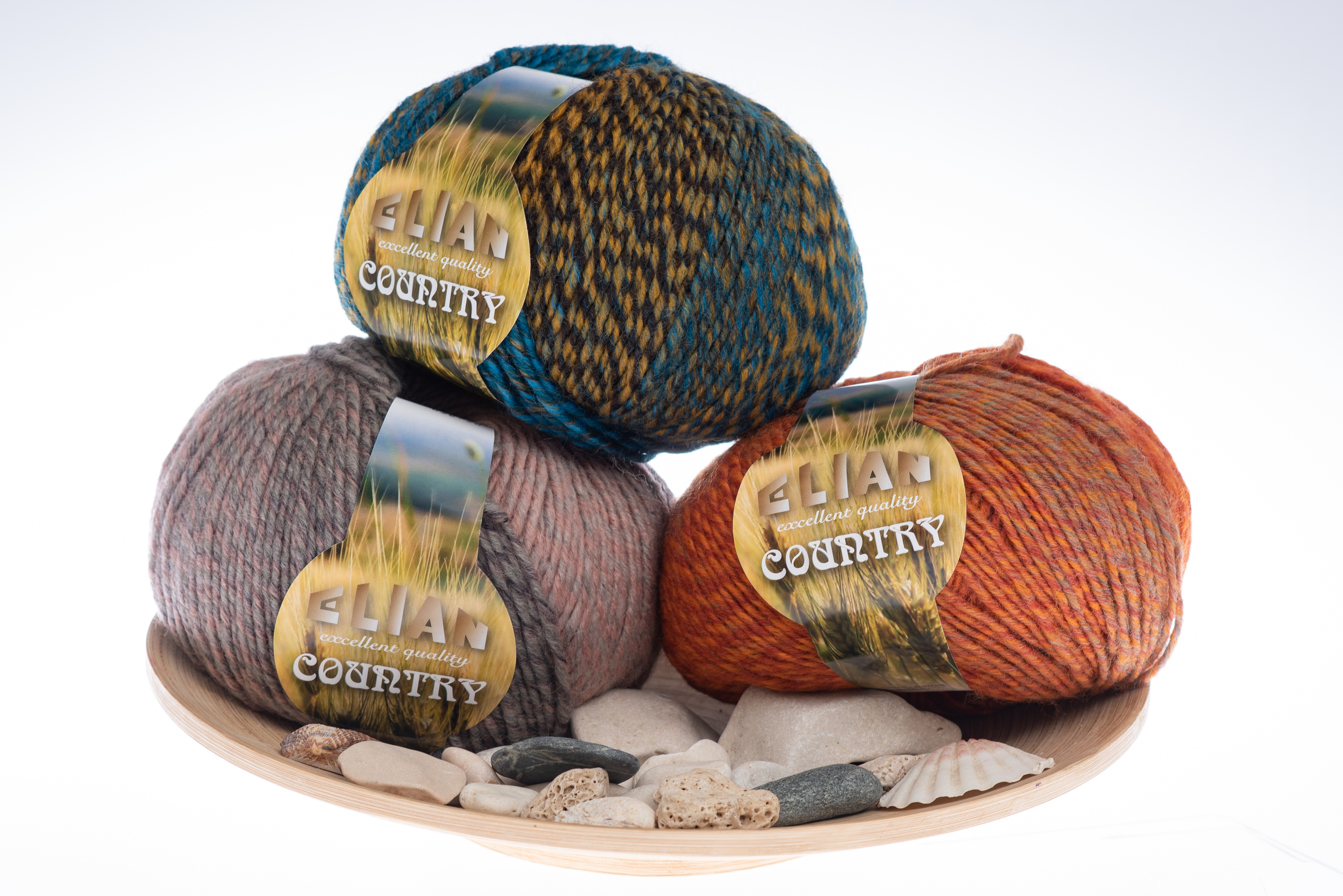 Wool yarn  Elian Country - Novelty
