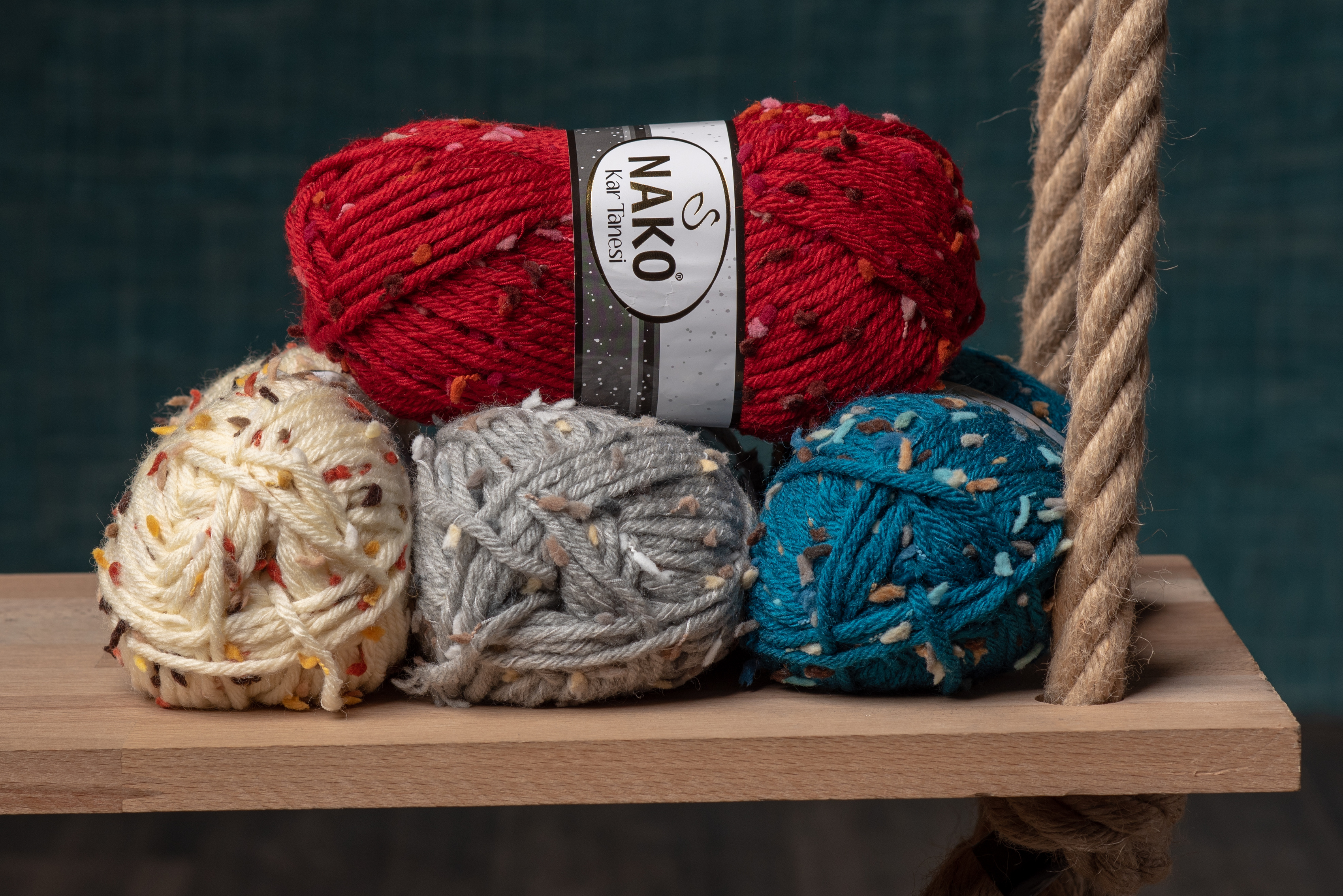 Wool yarn Nako Kar Tanesi