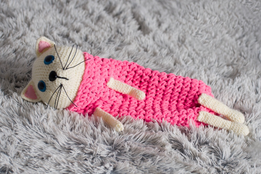 Chenille yarn Elian Soft Kitty 
