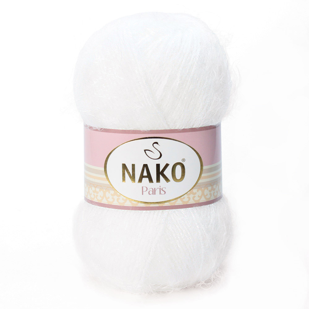 Nako Paris White Yarn